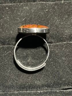 Bague Titane en Opale Bulder