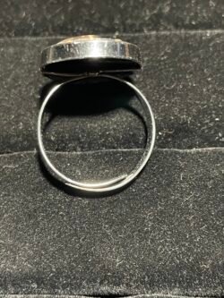 Bague Titane en Racine de Palmier