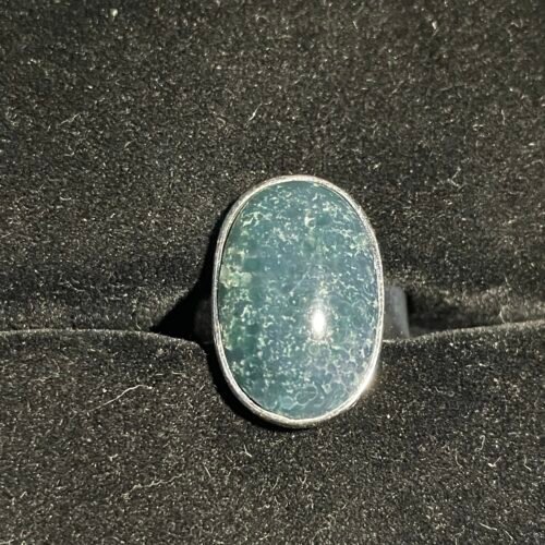 Bague Titane en Agate Raisin