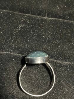 Bague Titane en Agate Raisin