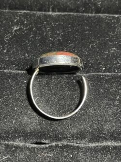 Bague Titane en Agate Mousse