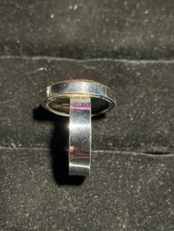 Bague Titane en Agate Mousse