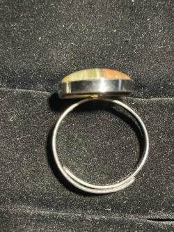 Bague Titane en Onyx Vert