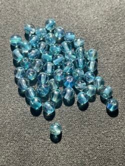 Perle 4 mm Aqua Aura du Brésil