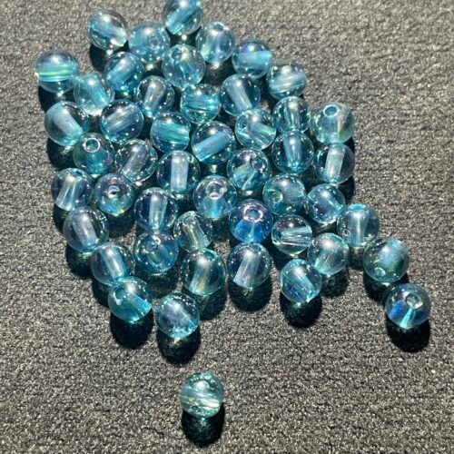 Perle 4 mm Aqua Aura du Brésil