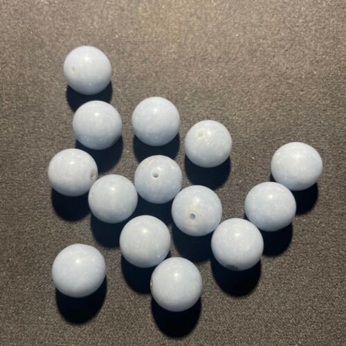 Perle 12 mm Angélite Bleu du Pérou