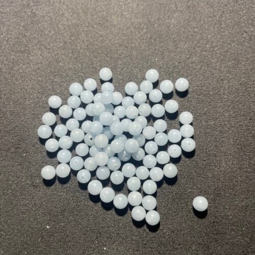 Perle 4 mm Angélite Bleu du Pérou