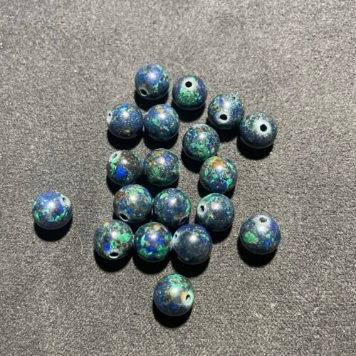 Perle 8 mm Azurite de Namibie