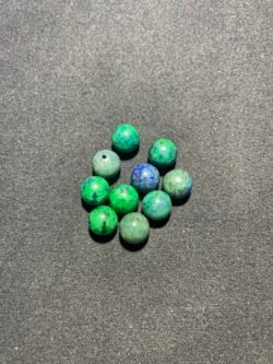 Perle 8 mm Azurite Malachite du Congo