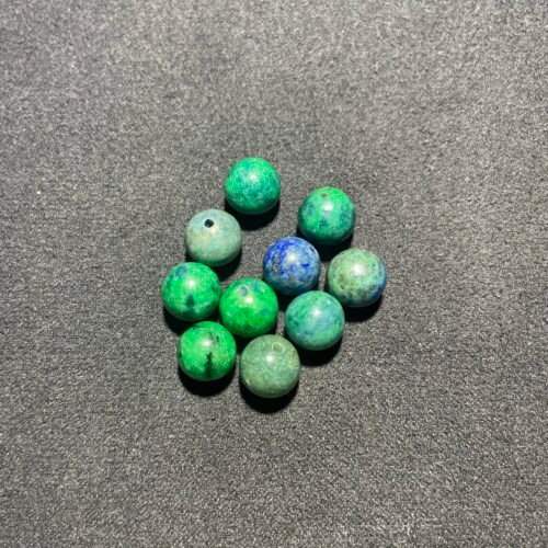 Perle 8 mm Azurite Malachite du Congo