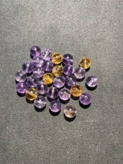 Perle 8 mm Amétrine de Bolivie