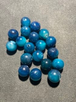 Perle 12 mm Agate Blue Lagon d Indonésie
