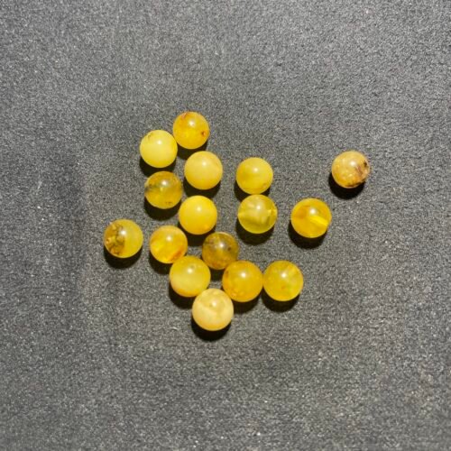 Perle 7 mm Ambre Jaune de la Baltique