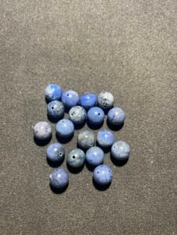Perle 8 mm Dumortiérite d Afrique du Sud