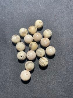 Perle 10 mm Feldspath Graphique d Inde