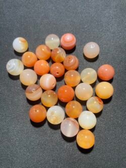 Perle 12 mm Cornaline du Brésil