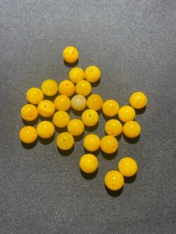 Perle 8 mm Calcite Jaune du Brésil