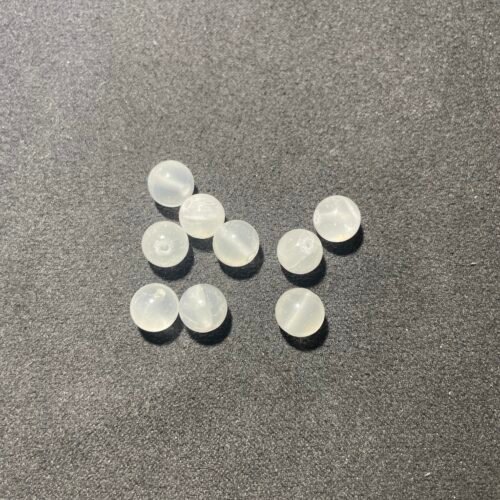 Perle 8 mm Calcite Blanche d Afghanistan