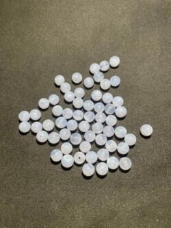 Perle 6 mm Calcédoine Bleu de Namibie