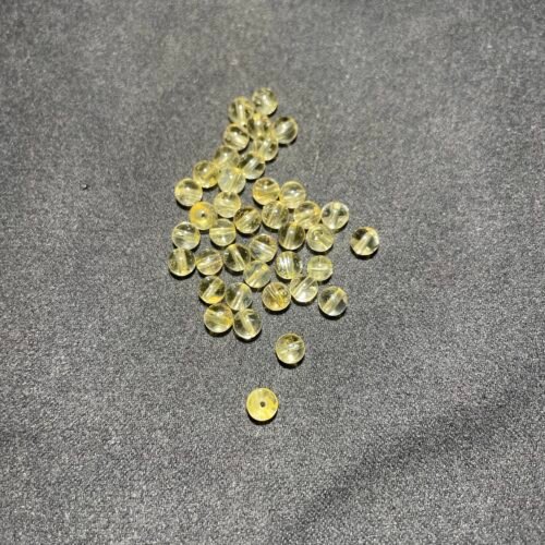 Perle 4 mm Citrine du Brésil