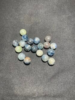 Perle 9 mm Cyanite Bleu du Népal