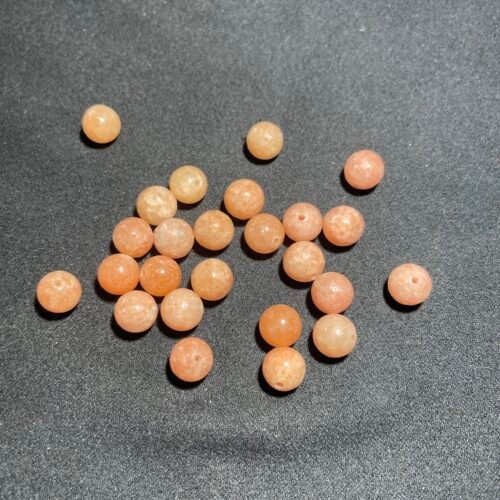 Perle 8 mm Calcite Rouge du Mexique