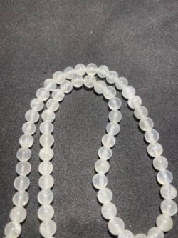 Perle 6 mm Calcite Blanche d Afghanistan