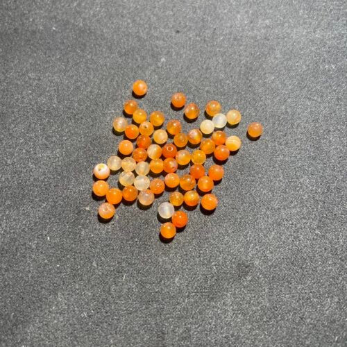 Perle 4 mm Cornaline du Brésil