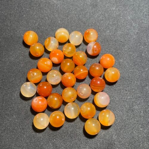 Perle 10 mm Cornaline du Brésil