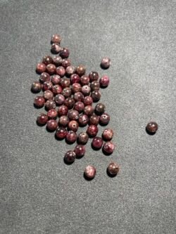 Perle 6 mm Grenat de Madagascar