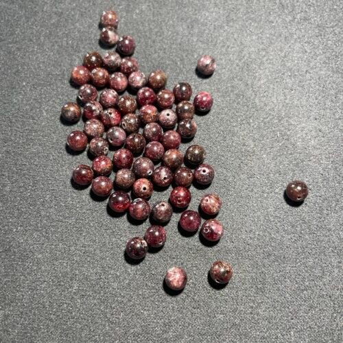 Perle 6 mm Grenat de Madagascar