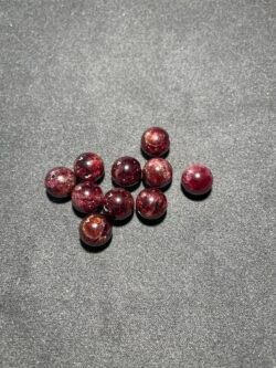 Perle 10 mm Grenat de Madagascar