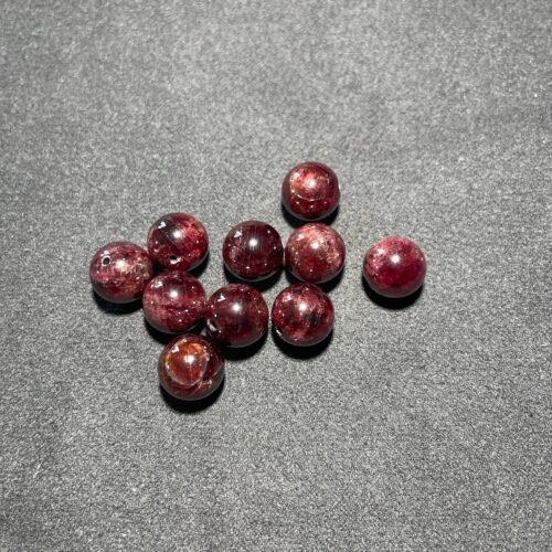 Perle 10 mm Grenat de Madagascar