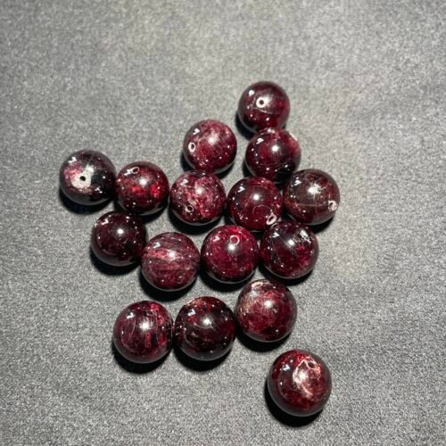 Perle 12 mm Grenat de Madagascar