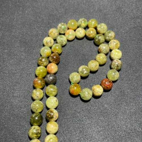 Perle 8 mm Grenat Vert du Brésil