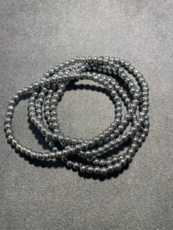 Perle 4 mm Hématite d Afrique du Sud