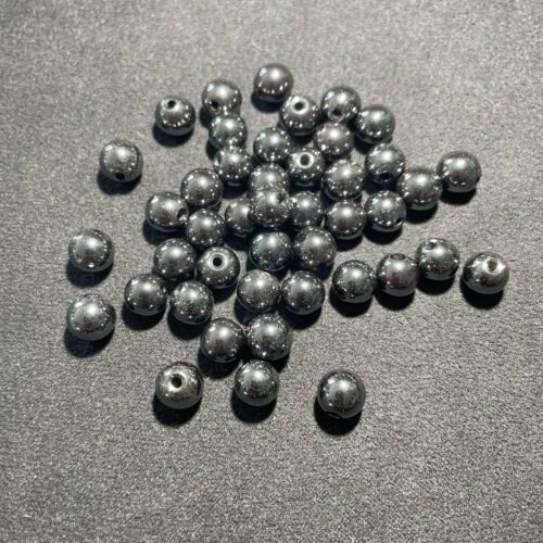 Perle 8 mm Hématite d Afrique du Sud