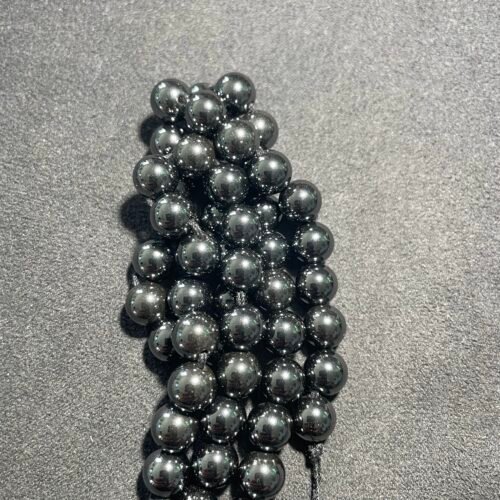 Perle 8 mm Hématite Magnétique du Brésil