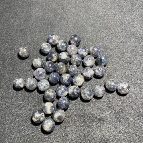 Perle 8 mm Iolite (Cordiérite) du Sri Lanka