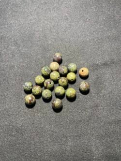 Perle 8 mm Jaspe Sang de Dragon du Brésil