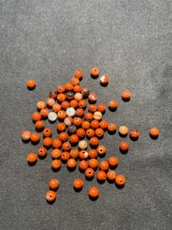 Perle 4 mm Jaspe Rouge du Brésil