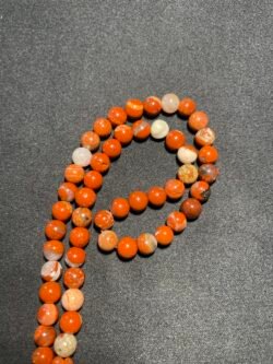 Perle 6 mm Jaspe rouge du Brésil