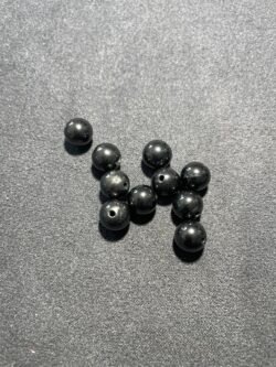 Perle 8 mm Jais de Grande Bretagne