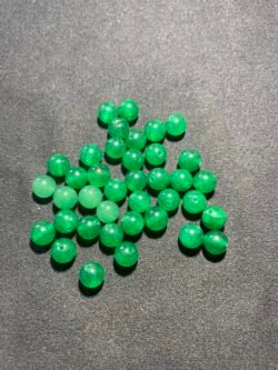 Perle 8 mm Jade Vert Foncé de Chine