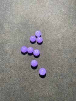 Perle  8 mm Jade Lavande (Lilas) de Chine