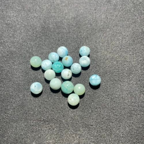 Perle 6 mm Larimar de la République Dominicaine