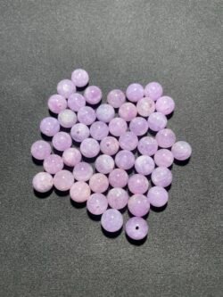 Perle 8 mm Lépidolite du Brésil