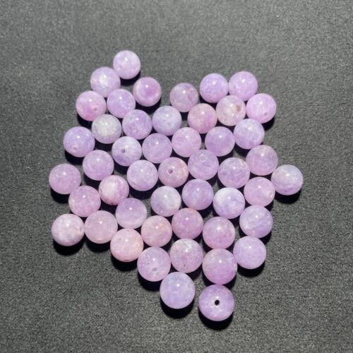 Perle 8 mm Lépidolite du Brésil