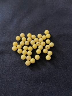 Perle 6 mm Marbre Jaune de France