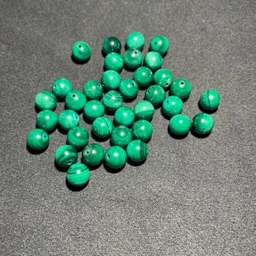 Perle 8 mm Malachite du Congo